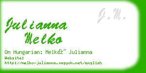 julianna melko business card